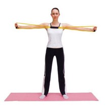 플라잉피그 몸매+통증 보정 스트레칭 8자형 로프, 블랙