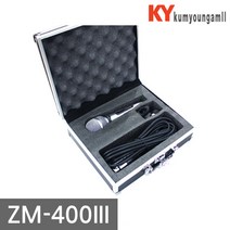 ZEUS 제우스 노래방 마이크 ZM-400III 마이크케이스 마이크줄 포함, ZM-400III+케이스+마이크줄B타입