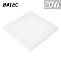 국내산 LED엣지 사각 직부등 20W 주광색(하얀빛) 220X220mm 평판등 /바텍