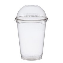 PET 16oz(98) 돔뚜껑포함 아이스컵, 1개, 100개