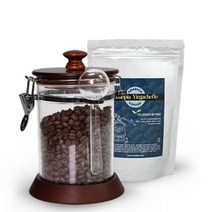 카페리아 나무 아크릴 밀폐용기 750ml+이디오피아예가체프 200g(CA2-C3)