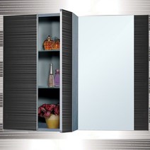 모던라이프 PS 알루미늄 욕실장 욕실 수납장 수건장 선반, PS 욕실장 700블랙, 1개