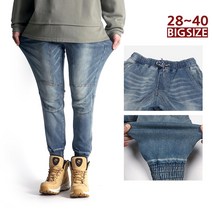 쇼타임 BJ205-1데님조거 빅사이즈 청바지 배기 스판 남자 남성