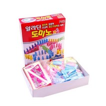 알라딘 도미노 84pcs 블록 장난감 쌓기놀이 보드게임