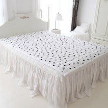 디케이홈 여름 쿨매트 - 빅도트 인견패드 (퀸사이즈) 패드