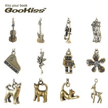 북키스 B1 책갈피 팬던트 북마크, B1-쌍날개비행기