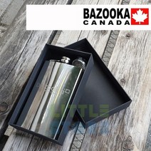 바주카 포켓 양주병 실버 250ml, 250ml 실버, 1개