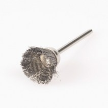 젠타코리아 드레멜 액세서리 와이어브러쉬 Y형 15mm 스테인레스, 1개