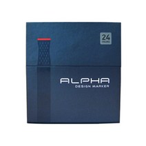 알파 디자인 마카 24색(일반 R), 24색(R)