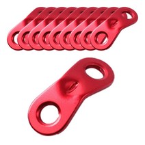 노마드캠핑 땅콩 스토퍼 10p, 레드