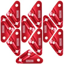 노마드캠핑 삼각3구스토퍼 10p, 레드