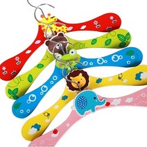 캐릭터 원목 옷걸이 (라지) - 종류임의배송, 1