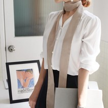 미디엄템포 가을 롱 쁘띠 스카프 스키니