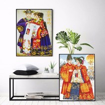 제제뉴 백년가약 / 해로동혈 보석십자수 그림 벽화 사무실 인테리어 액자 집들이 개업 선물, [B1043] 백년가약