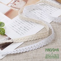 2마) 면 토션레이스 - 1, 화이트