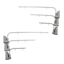 POP자석스탠드 진열용품 윙게시 POP배너거치대, 윙게시 소형+회색, 1개