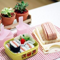 갓샵 피크닉 사각김밥틀 무스비틀 김밥틀 스팸칼 네모김밥틀, 대틀2P(색상랜덤), 1개