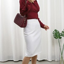 네모 더블트임 스커트