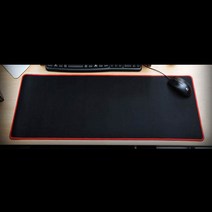 DGITEM 마우스패드 장패드 게임마우스패드 오버워치 롤, pc방용블랙레드, 1개, 1