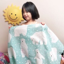 데코탑 내친구포비 리플원단 여름침구제작 가벼운 공기층형성 시원한원단