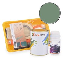 디오페인트 방문/가구페인트 1L세트(엑센트컬러 광택스+젯소250ml+도구세트), 엑센트10, 1set