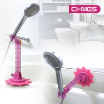 87개 문어빨판! 태양샤워기거치대+2단스탠드거치대, 1개