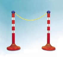 180903YJK_AAY_4998442 국제안전-플라스틱차단봉(분리형) KP-2 1000x350mm (1EA) 안전설비 공사현장차단봉 주차차단봉 출입통제봉 도로주차차단봉, 1개