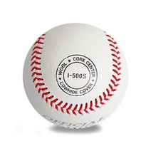 ILB 초등학생용 야구공(I-500T) 1개, 단일 수량