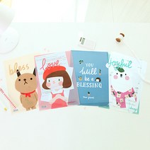 러빙갓 그레이스벨 헬로제인 A4 파일홀더 성경말씀홀더파일 기독교디자인문구, 3.고미