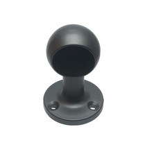 성원기업 옷봉(파이프) 소켓, 4.파이프 소켓 블랙 단구 50mm, 1개