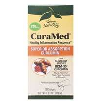 테리네츄럴리 큐라메드 슈페리어 앱솔션 커큐민 375mg 소프트젤, 120개입, 1개