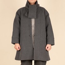 다오네우리옷 남자-해인 면누비 두루마기(목도리포함) 생활한복(개량한복)