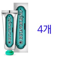 아토세이프 덴티 본조르노 민트향 구취케어 치약, 80g, 4개