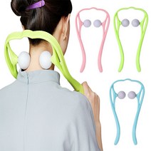 도매창고 골프공 목안마기 경추 목마사지기, 그린, 1개