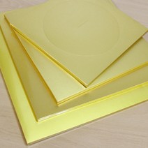 중앙패키지 케익받침 2호, 사각금색, 100개