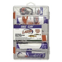 Eagle Claw 레이저 솔트워러 레드피시 앤 트라우트 키트 태클박스, 혼합 색상