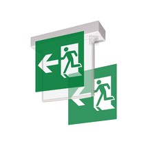 리더스테크 피난구 소형 유도등 천장형 단면 양면, 1개