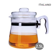 BOGO 보고 내열유리약탕기 홍삼주전자 대용량 유리포트 차탕기, 1개, 2.5L