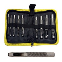 스마토 환펀치 세트 9PCS 환펀치세트 3~12.5mm 기죽 펀치 셋트 홀펀치 SET 펀칭기 천공 구멍 환펀치셋트 천공펀치