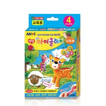 아모스 탱탱 아이클레이 10g 4색 교육용, 단품