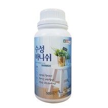 [페인트칼라칩] 디오페인트 수성바니쉬 500ml(유광), 유광, 500ml