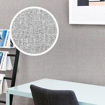 애니시트 손으로 붙이는 이지벽지 패브릭 천시트지 시트지, 06 패브릭그레이 (FB-713)