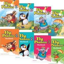 Fly Phonics 플라이 파닉스 StudentBook   WorkBook (CD포함) 1~4 선택구매 [전8권], 플라이파닉스 1 (스튜던트북 워크북)