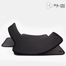 루젠 하니컴 이중 벌집카매트 트렁크매트, 실내매트-수입 아우디 A6 (11년), 검정테두리