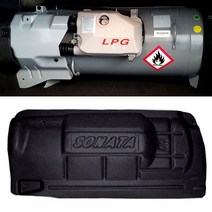 가스통가리개 커버 LPG 차량 현대차종 격벽 까스통 택시 트렁크정리함, LF소나타 뉴라이즈