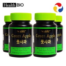 힐링 풋사과 무부형제 60정 타정 (4통), 144g, 4통