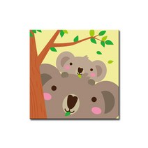 DIY캔버스페인팅, C37_엄마랑 아기 코알라