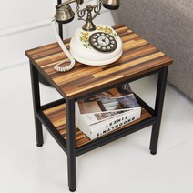 푸른우드 원목 미니 침대협탁 소노클린원목 협탁, 소노클린LPM