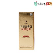 고철남홍삼 짜먹는 전체식 홍삼스틱 하루한포 10ml x 10포(소박스), 단품