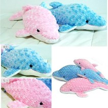 빅베어 러브NEW돌고래인형쿠션모음 어린이날선물 봉제인형, 장미원단(블루), 125cm